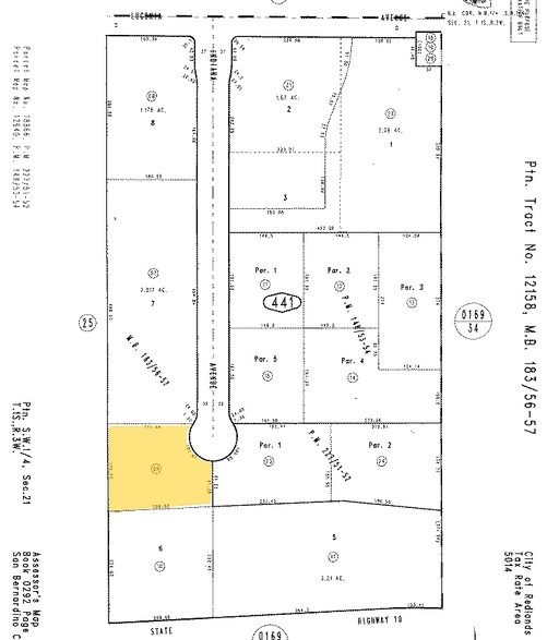 Indiana Ct, Redlands, CA à vendre - Plan cadastral - Image 3 de 10