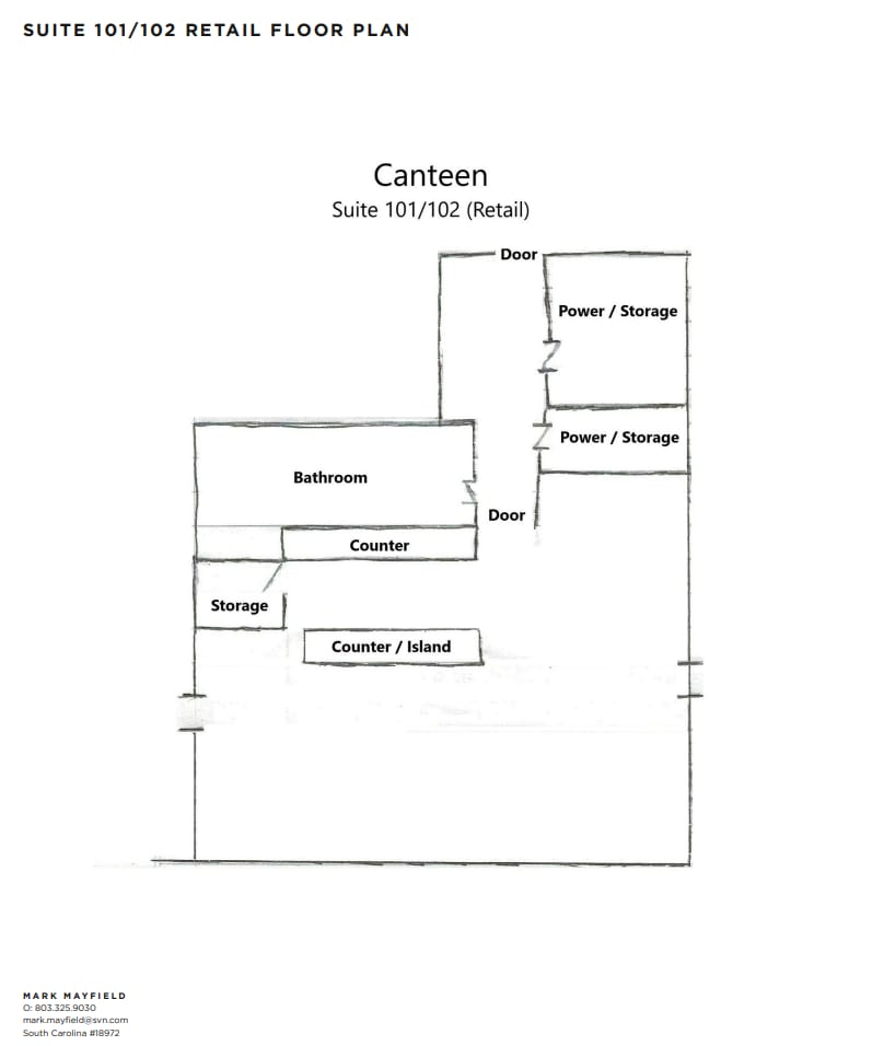 911 E White St, Rock Hill, SC for lease Floor Plan- Image 1 of 1