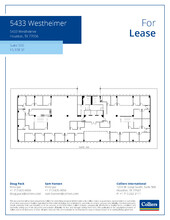 5433 Westheimer Rd, Houston, TX for lease Floor Plan- Image 1 of 1