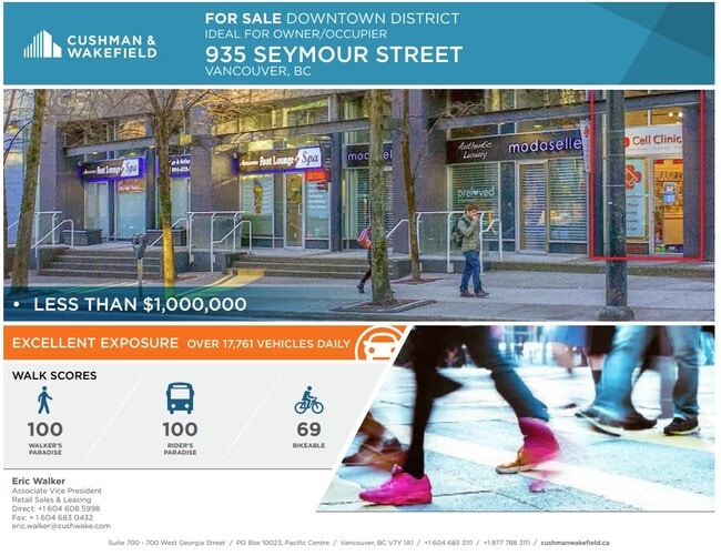 More details for 935-947 Seymour St, Vancouver, BC - Retail for Sale