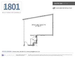 1801 SE 3rd Ave, Fort Lauderdale, FL for lease Floor Plan- Image 1 of 1