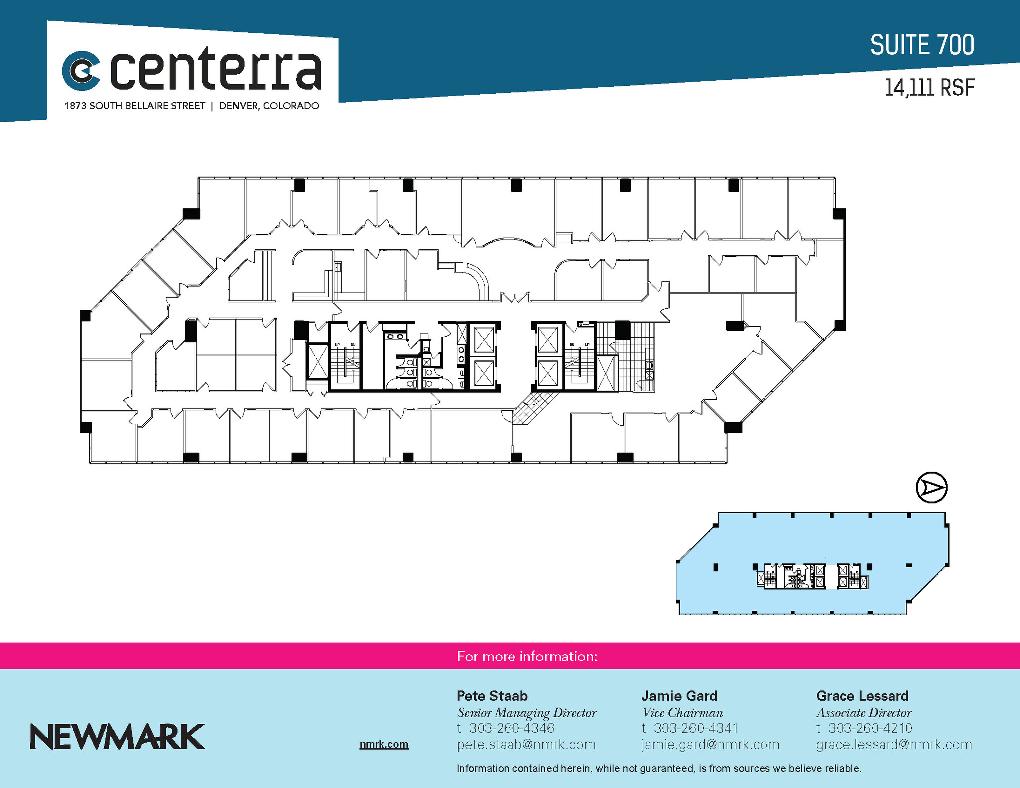 1873 S Bellaire St, Denver, CO for lease Floor Plan- Image 1 of 1