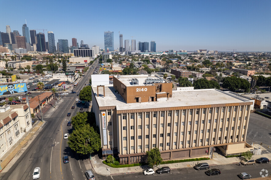 2140 W Olympic Blvd, Los Angeles, CA for lease - Aerial - Image 2 of 4