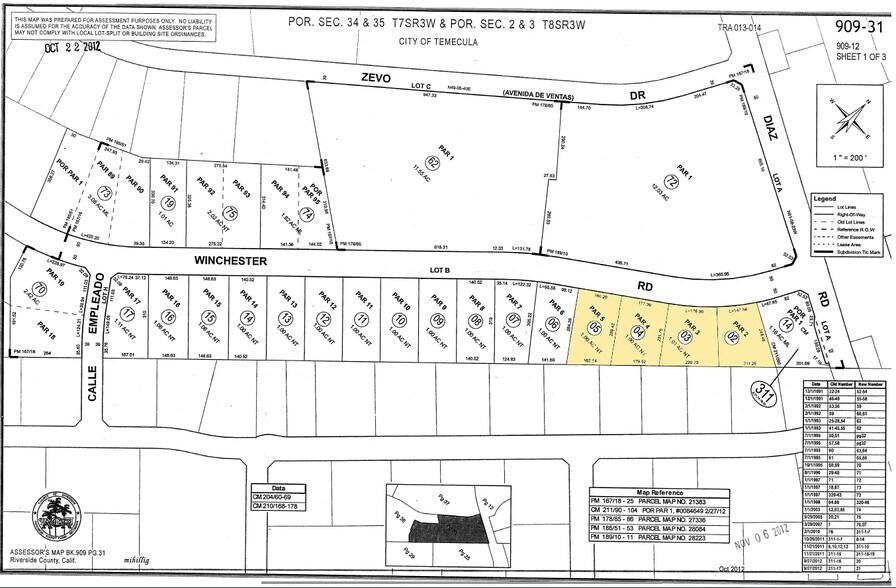 41948-41996 Winchester Rd, Temecula, CA à vendre - Plan cadastral - Image 2 de 7