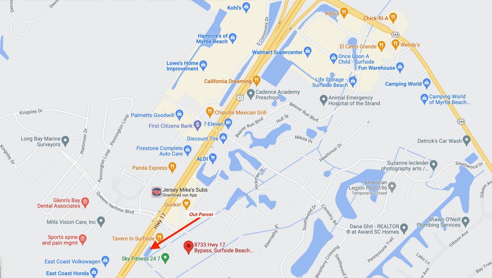 Hwy 17 Bypass, Surfside Beach, SC for lease - Building Photo - Image 2 of 7