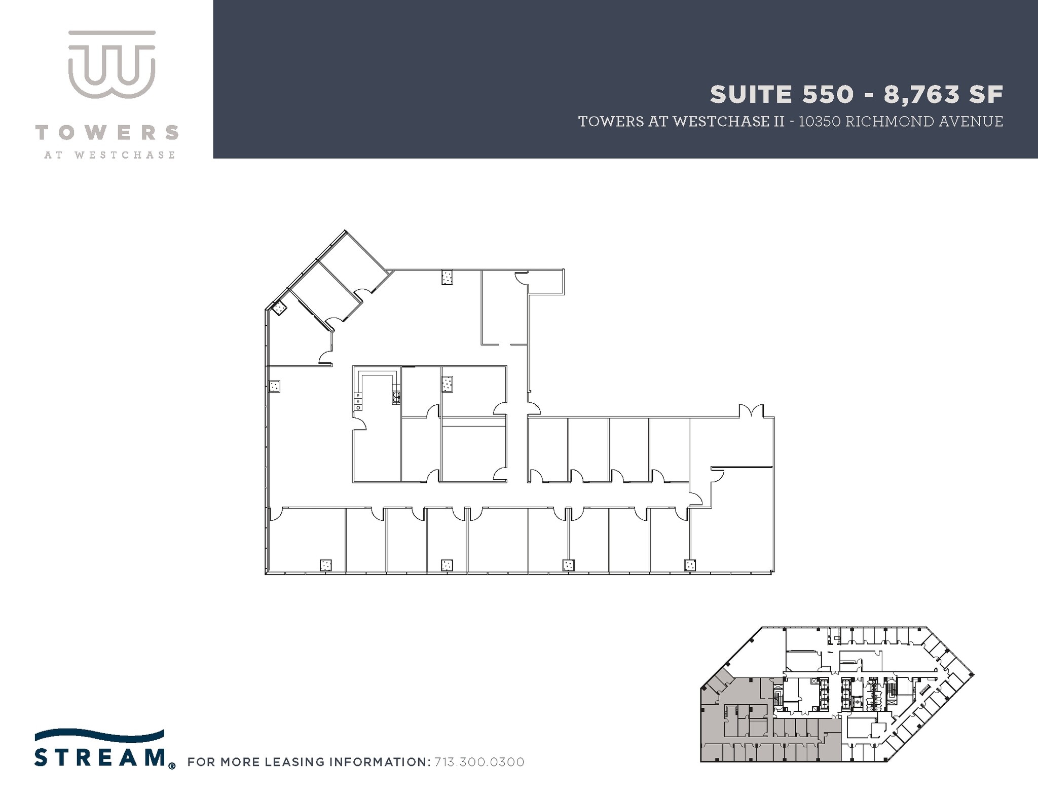 10350 Richmond Ave, Houston, TX for lease Floor Plan- Image 1 of 2