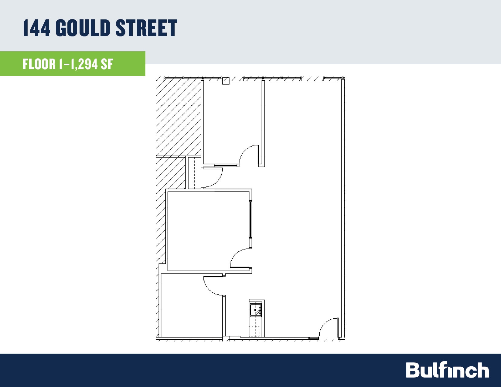 144 Gould St, Needham, MA à louer Plan d’étage- Image 1 de 1
