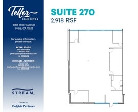 18818 Teller Ave, Irvine, CA à louer Plan d’étage- Image 1 de 1