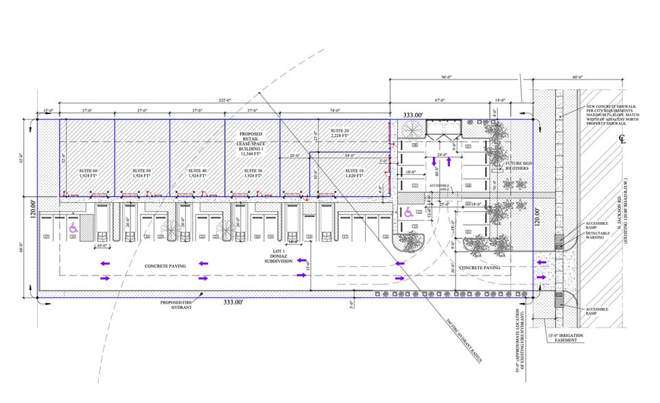 1520 N. Jackson Rd, Pharr, TX for lease - Site Plan - Image 2 of 2