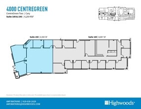 2000 CentreGreen Way, Cary, NC for lease Floor Plan- Image 1 of 4