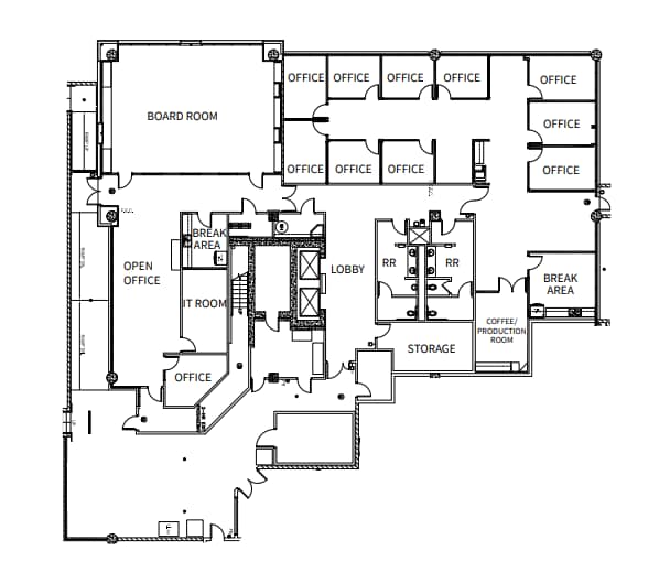 3333 N Torrey Pines Ct, La Jolla, CA for lease Floor Plan- Image 1 of 1