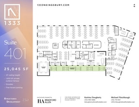 1333 N Kingsbury St, Chicago, IL for lease Floor Plan- Image 1 of 6