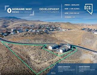 Plus de détails pour 1.89-Acres Moraine Way, Reno, NV - Terrain à vendre