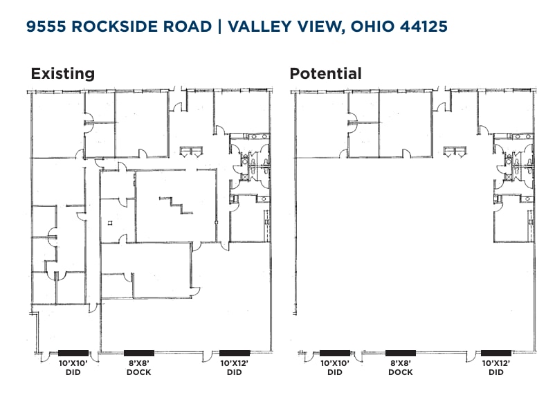 9775 Rockside Rd, Valley View, OH à louer Plan d’étage- Image 1 de 1