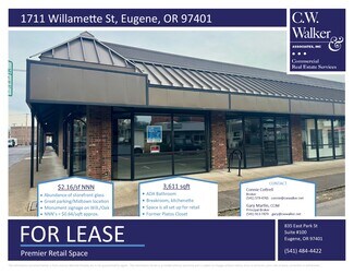 Plus de détails pour 36 E 17th Ave, Eugene, OR - Bureau/Commerce de détail, Commerce de détail à louer