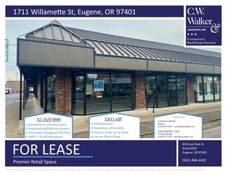More details for 36 E 17th Ave, Eugene, OR - Office/Retail, Retail for Lease