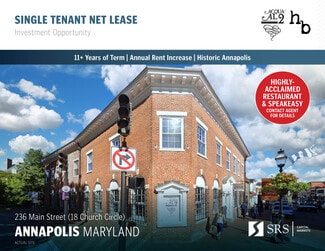 Plus de détails pour 18 Church Cir, Annapolis, MD - Commerce de détail à vendre