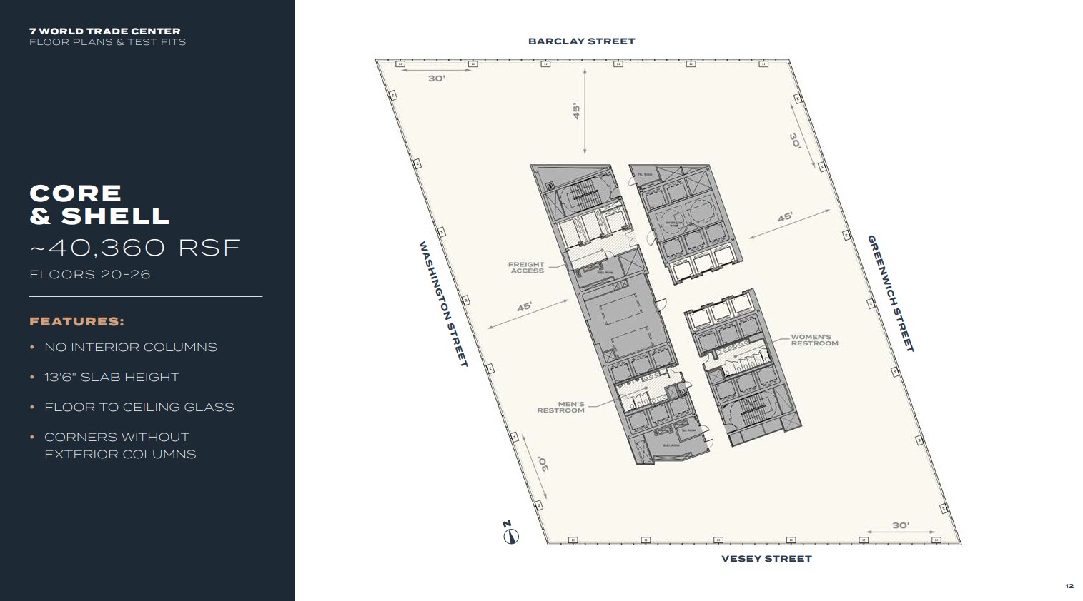 7 World Trade Center, New York, NY à louer Plan d’étage- Image 1 de 3