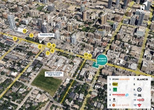 601 17th Ave SW, Calgary, AB à louer Aérien- Image 2 de 2