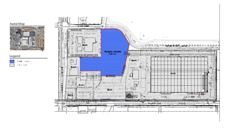 2200 E 36th St, Lakewood, CA for lease - Site Plan - Image 2 of 2