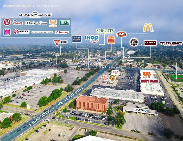 100 Independence Pl, Tyler, TX à louer - Photo du bâtiment - Image 2 de 6