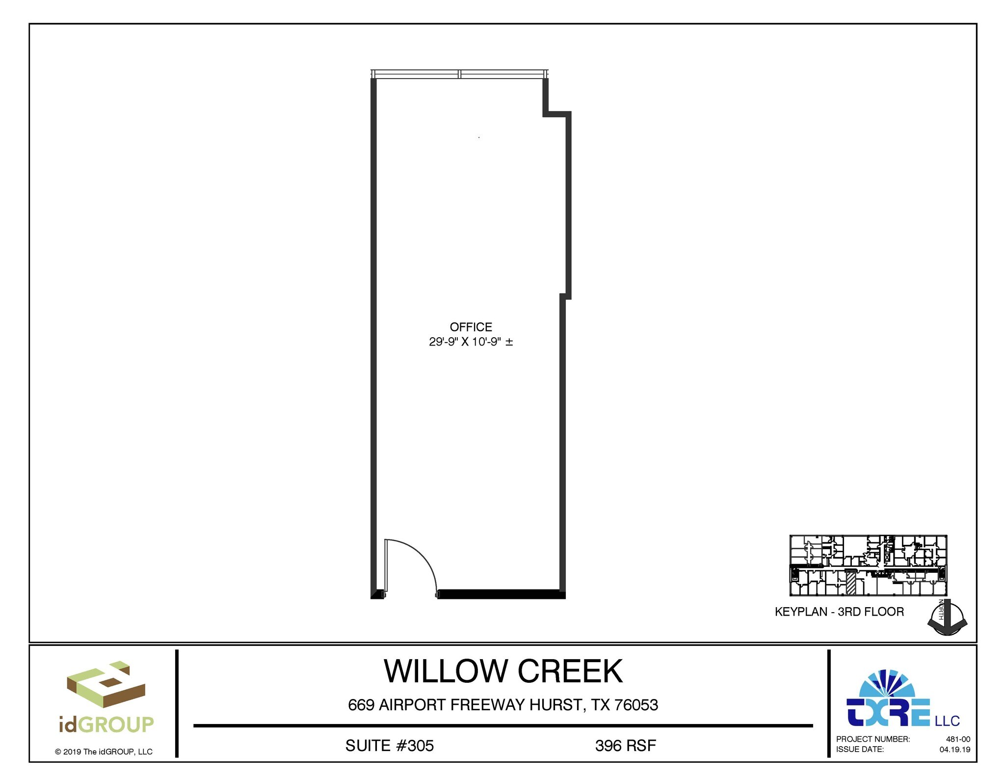 669 Airport Fwy, Hurst, TX à louer Plan d’étage- Image 1 de 1