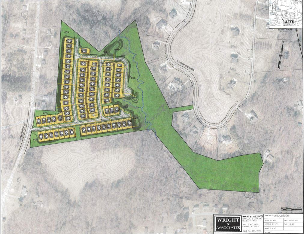 00 00 Harper Lee Drive Dr, Newton, NC for sale Site Plan- Image 1 of 23