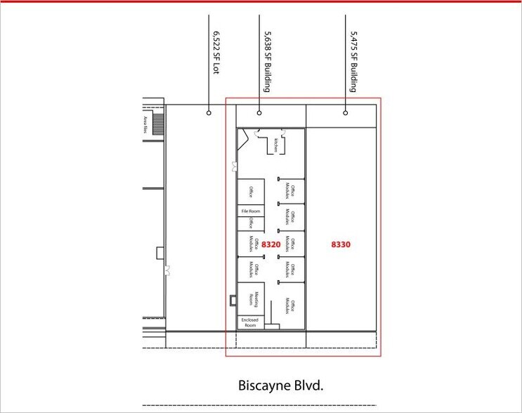 8310-8330 Biscayne Blvd, Miami, FL à louer - Photo du bâtiment - Image 3 de 4