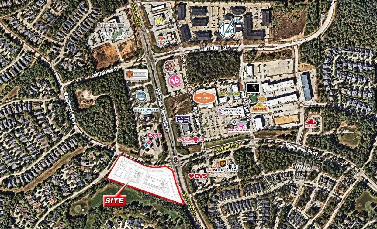 SWC of Fish Creek Thoroughfare and Woodforest Pkwy, Montgomery, TX à vendre Photo principale- Image 1 de 1