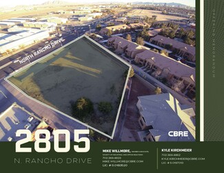 Plus de détails pour 2805 N Rancho Dr, Las Vegas, NV - Terrain à vendre