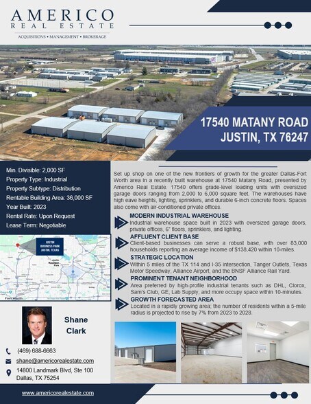 17540 Matany Rd, Justin, TX à vendre - Photo du bâtiment - Image 2 de 18