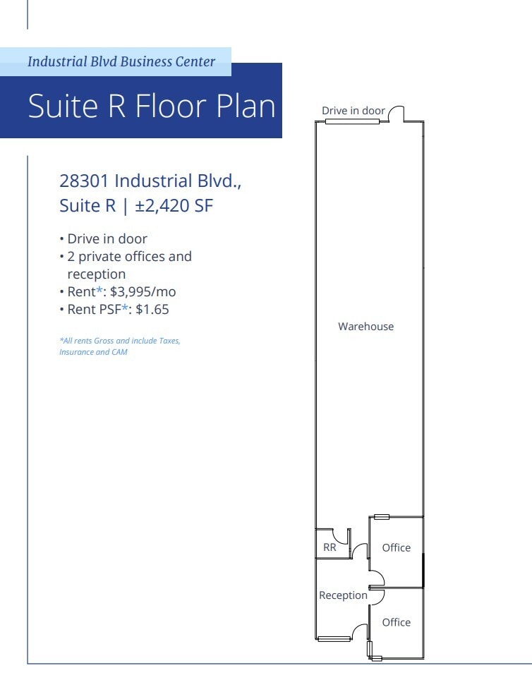 28301 Industrial Blvd, Hayward, CA à louer Plan d’étage- Image 1 de 1