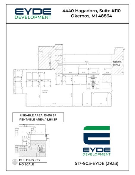 4440 Hagadorn Rd, Okemos, MI à louer - Plan de site - Image 2 de 25