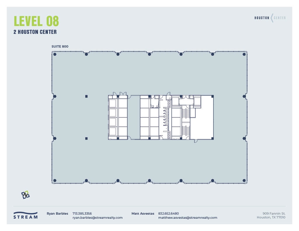 909 Fannin St, Houston, TX for lease Floor Plan- Image 1 of 1