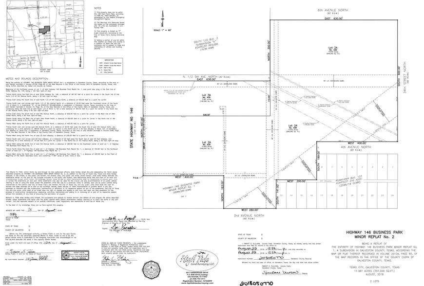 430 Highway 146, Texas City, TX à vendre - Plan cadastral - Image 1 de 1