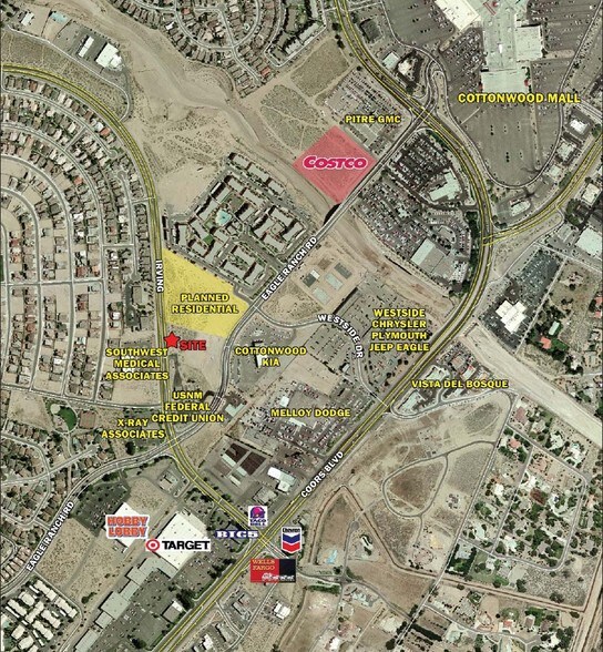 4421-1 Irving Blvd NW, Albuquerque, NM à vendre - Aérien - Image 3 de 7