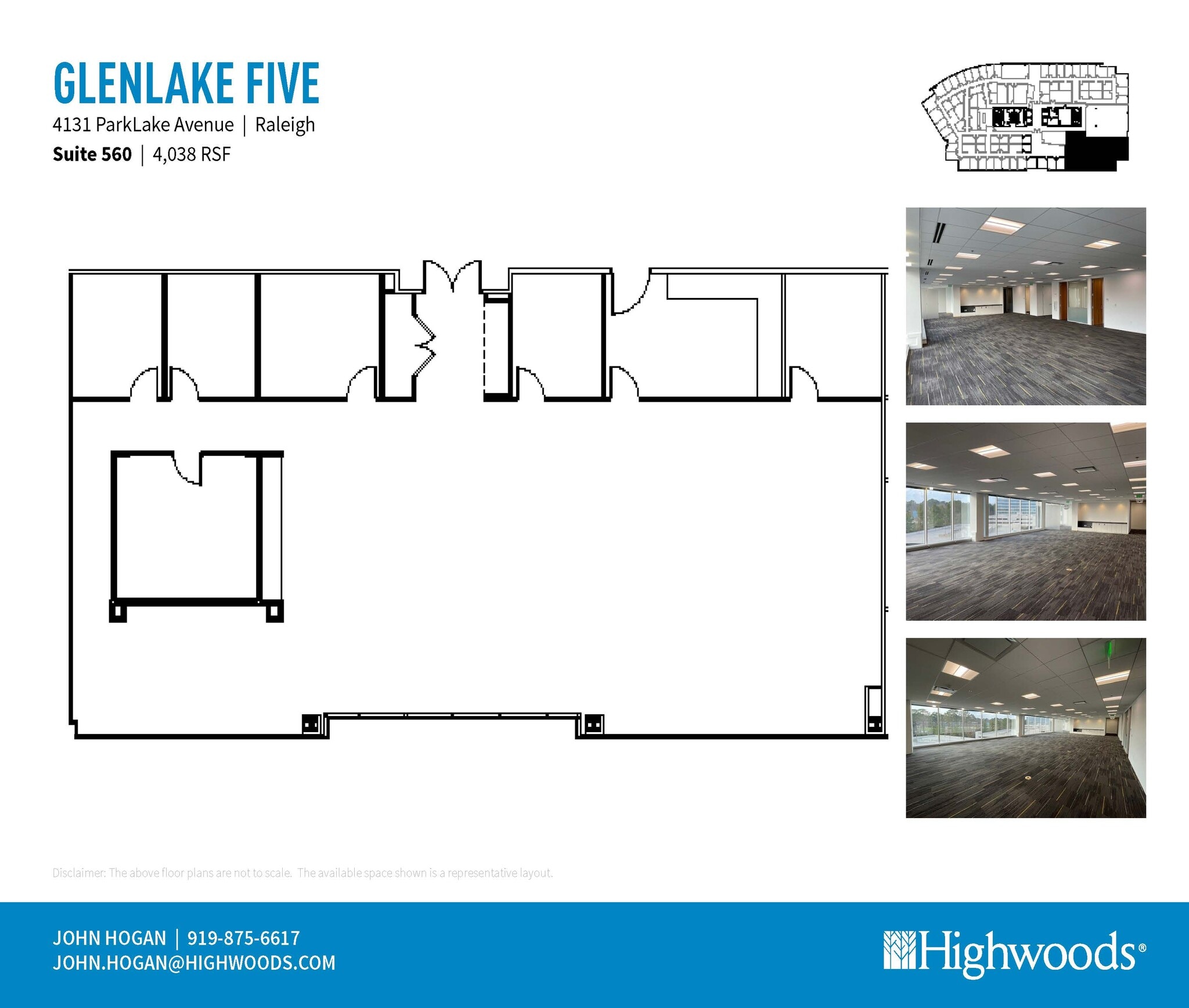 4131 Parklake Ave, Raleigh, NC for lease Interior Photo- Image 1 of 1