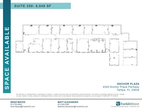 4343 Anchor Plaza Pky, Tampa, FL à louer Plan d’étage- Image 1 de 1
