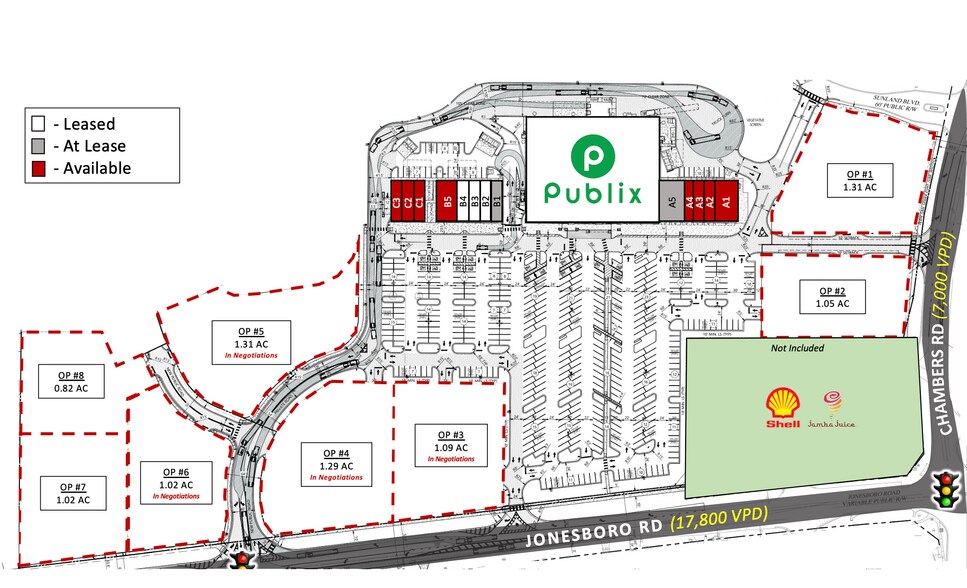 2400 Jonesboro Rd, Hampton, GA à louer - Photo du bâtiment - Image 2 de 5