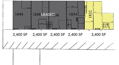 1832-1840 E 3rd St, Tempe, AZ for lease Site Plan- Image 1 of 3