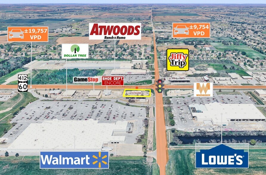606 S Garland Rd, Enid, OK à louer - Photo du bâtiment - Image 3 de 12