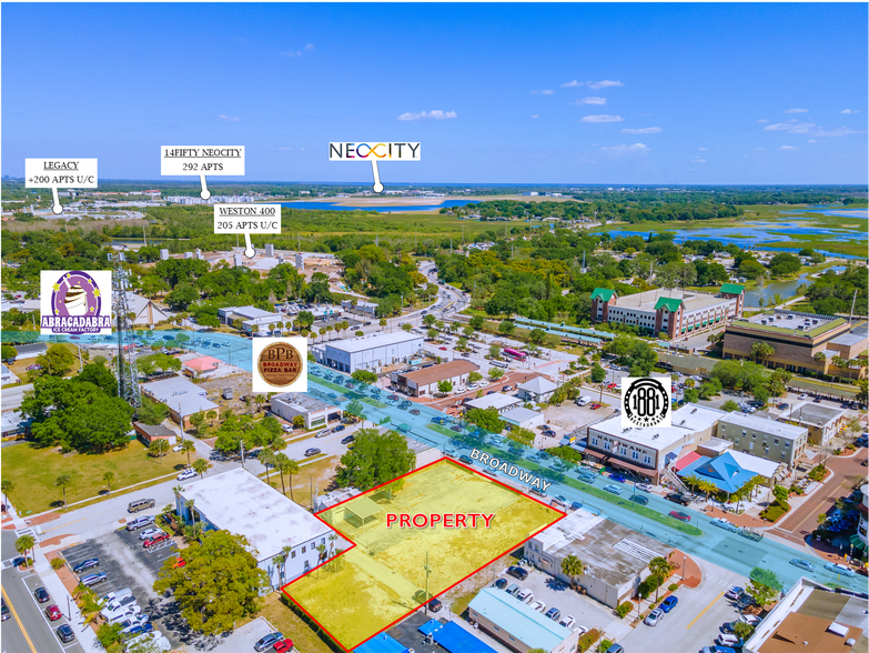 307 Broadway St Broadway, Kissimmee, FL for lease - Aerial - Image 2 of 4