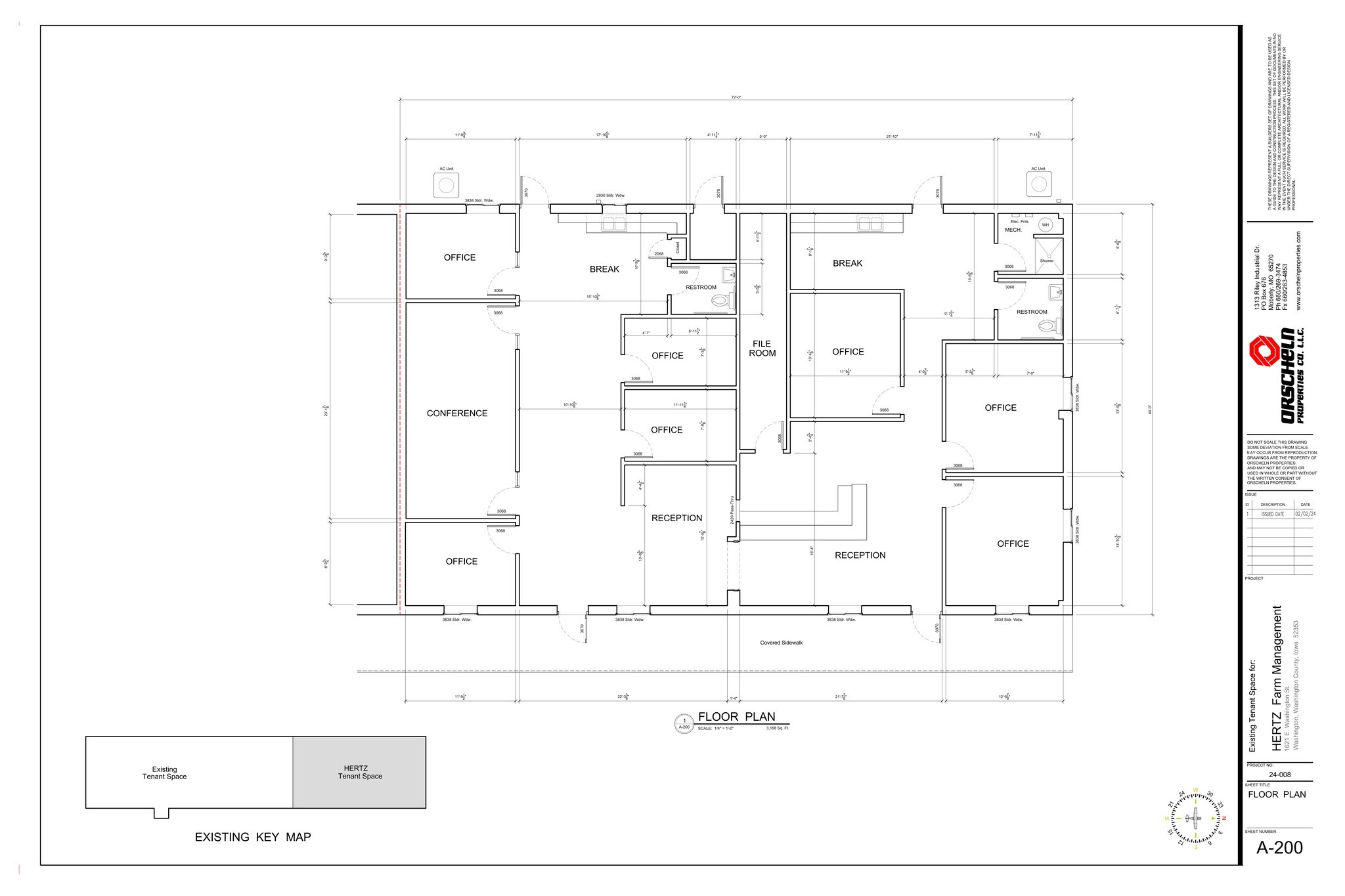 1621 E Washington St, Washington, IA à louer Plan de site- Image 1 de 1