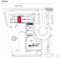 1951 W Grant Rd, Tucson, AZ à louer Plan de site- Image 2 de 5