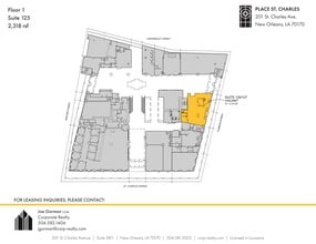 201 St. Charles Ave, New Orleans, LA for lease Site Plan- Image 1 of 1
