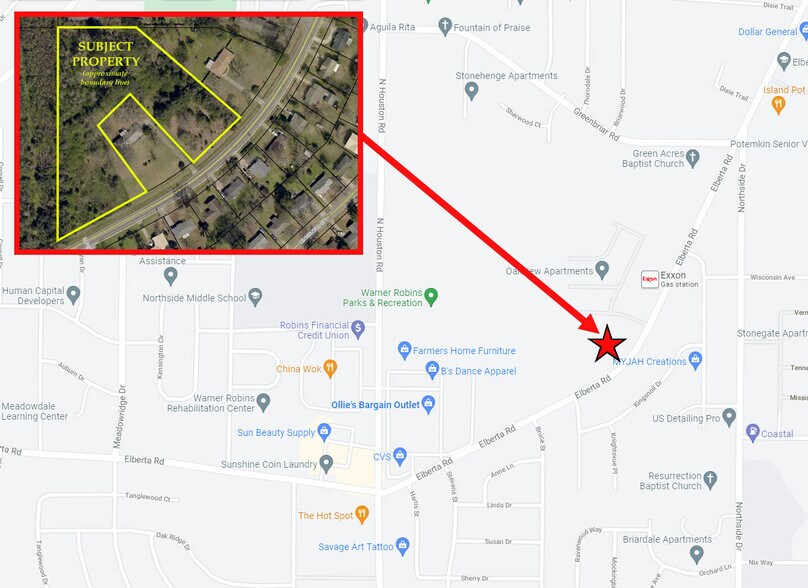 Elberta Rd, Warner Robins, GA à vendre - Photo du bâtiment - Image 2 de 2