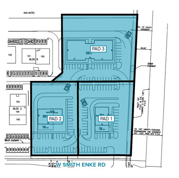 41600 W Smith Enke Rd, Maricopa, AZ à louer - Plan de site - Image 2 de 17