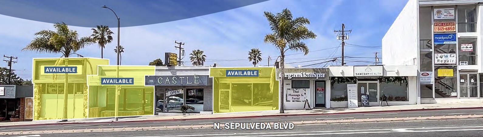 2317-2409 N Sepulveda Blvd, Manhattan Beach, CA for lease Building Photo- Image 1 of 13