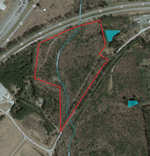 Lawrenceville Plank Road, Lawrenceville, VA - aerial  map view