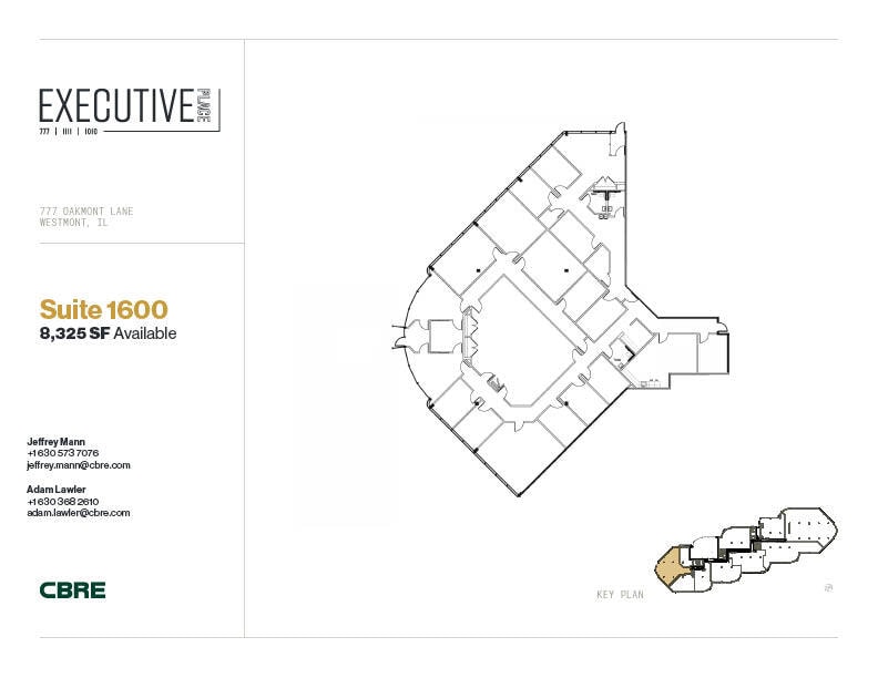 777 Oakmont Ln, Westmont, IL for lease Floor Plan- Image 1 of 2